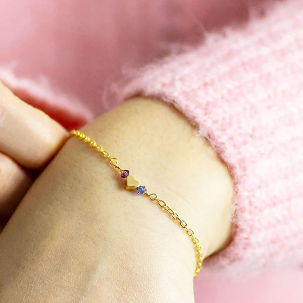New Tiny Heart Anklet Bracelet Dainty Double Chain Layered Anklets for Women and Girls Foot Jewelry Beach Anklet