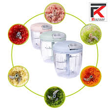 Manual Chopper / Speedy Chopper / Hand Chopper / Manual Chopper / Hand Cutter / Food Processor / 900ML with 5 Blades / 500ML with 3 Blades