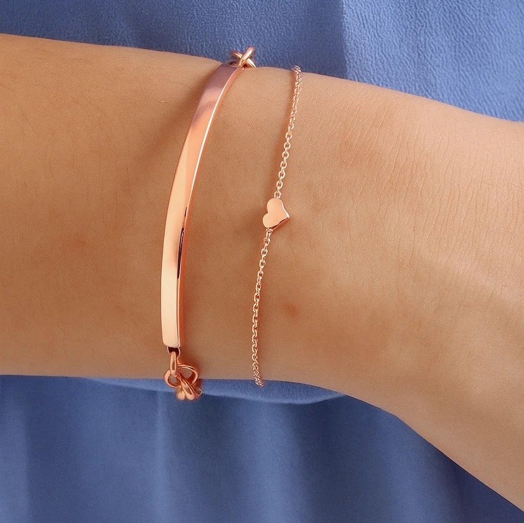 New Tiny Heart Anklet Bracelet Dainty Double Chain Layered Anklets for Women and Girls Foot Jewelry Beach Anklet