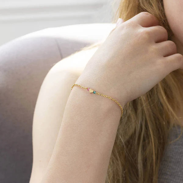 New Tiny Heart Anklet Bracelet Dainty Double Chain Layered Anklets for Women and Girls Foot Jewelry Beach Anklet