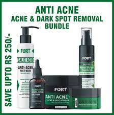 FORT Salicylic Acid Serum – Anti-Acne Face Serum & Dark Spot Correcting Serum for Glowing Skin | Acne Skin Care Products 30ml