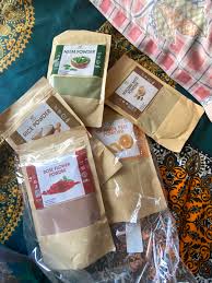 Pack of 5 Orange Peel Powder + Neem Powder + Rose Powder +Multani Mitti + Rice Powder for skin M&S Traders