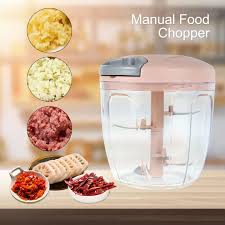 Manual Chopper / Speedy Chopper / Hand Chopper / Manual Chopper / Hand Cutter / Food Processor / 900ML with 5 Blades / 500ML with 3 Blades