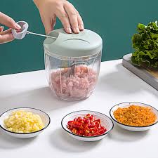 Manual Chopper / Speedy Chopper / Hand Chopper / Manual Chopper / Hand Cutter / Food Processor / 900ML with 5 Blades / 500ML with 3 Blades