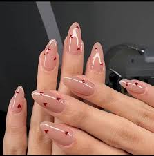 Press on nails for girls artificial nail with glue 1 mini filler