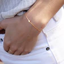 New Tiny Heart Anklet Bracelet Dainty Double Chain Layered Anklets for Women and Girls Foot Jewelry Beach Anklet
